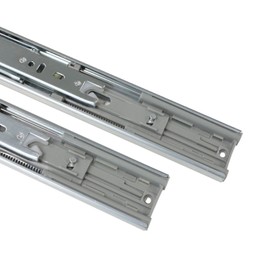 Gobrico Rear/Side Mounting 20 Inch Drawer Slides with Brackets, Soft Closing Ball Bearing Cabinet Drawer Glides Runners, Heavy Duty Full Extension, 5Pairs