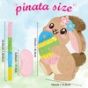 WERNNSAI Easter Bunny Piñata - Easter Piñata with Blindfold and