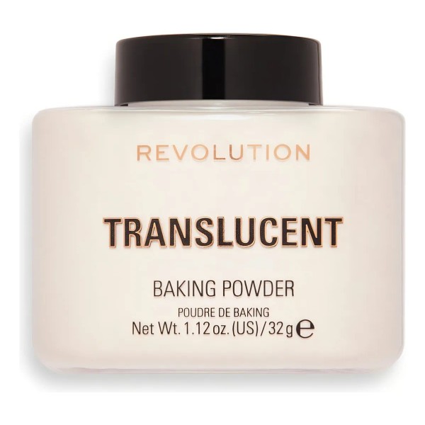 Base de maquillaje en polvo Makeup Revolution tono translúcido