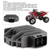 Yuecoom Voltage Regulator Rectifier, SH640E-11, SH640D-12, Compatible with Yamaha YFM400
