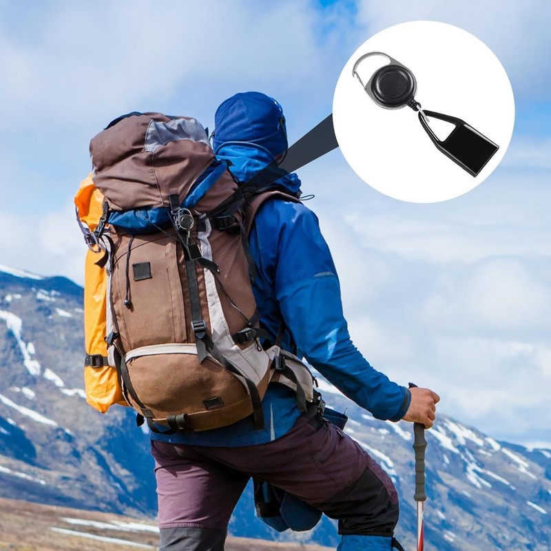 1 Pc Lighter Clip, Retractable Lighter Belt, Anti Lost Retractable