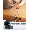 LHMNLU Organizador de cables magnético de 10 piezas, organizador de