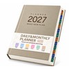 2027 Daily Planner for Time Management – 400-Page A5 Ring