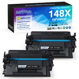 INK E-SALE 148X 148A Toner Cartridge Black (with Chip) High Yield Compatible Replacement for HP 148A 148X W1480A W1480X for HP Laserjet Pro 4001n 4001dn 4001dw MFP 4101fdn 4101fdw Printer (2 Pack)