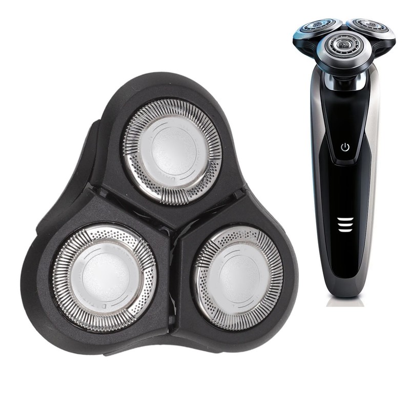 3 Blades Shaver Head ABS Full Support Shaver Head Replacement