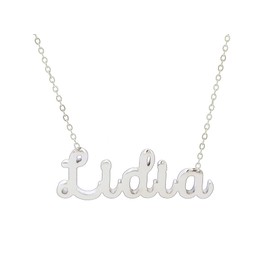 Damen-Halskette mit Namen, Edelstahl, mit Original-Geschenkbox, personalisierter Schmuck für Freunde, Brautpaar Only Faith, standard, Edelstahl, Nicht zutreffend.