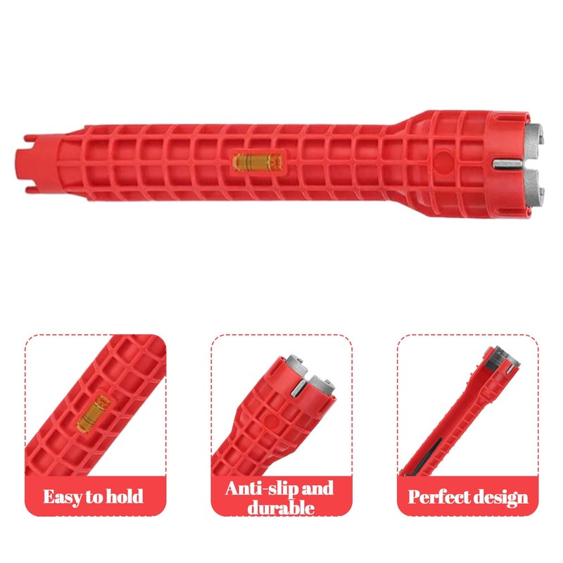 Zueyen 14-in-1 Tap Wrench Tool, Installer Tool, Pipe Wrench, Tap