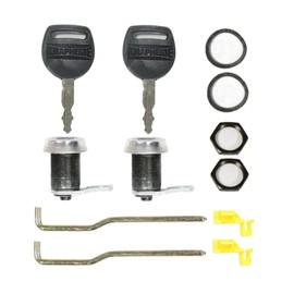 Knapheide 26100396, Set of (2) Replacement Lock & Key Kit for Rotary Latches, Key Code 0007