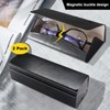 SMARTTOP 2 Pack Hard Shell Eyeglass Case，Sunglasses & Glass Case