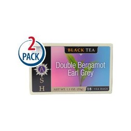 Stash Premium Tea Black Tea Earl Grey Double Bergamot -- 18 Tea Bags Each / Pack of 2