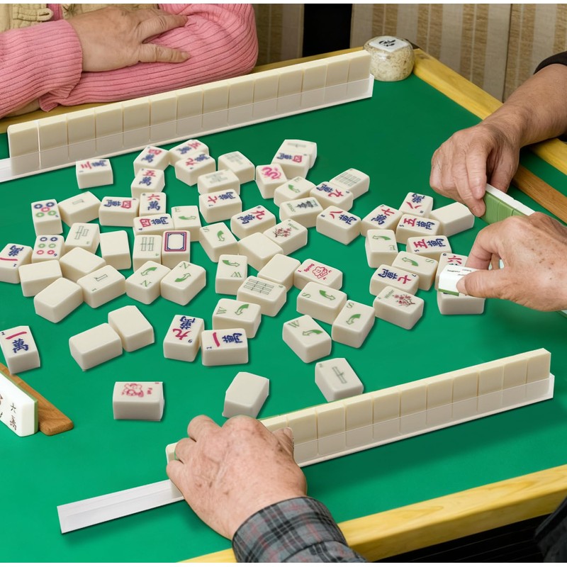 TUSAUW Mini American Mahjong Tile Set Include 166 0.8 Inch