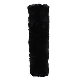 Rhinegold Luxe Noseband Cover - Black