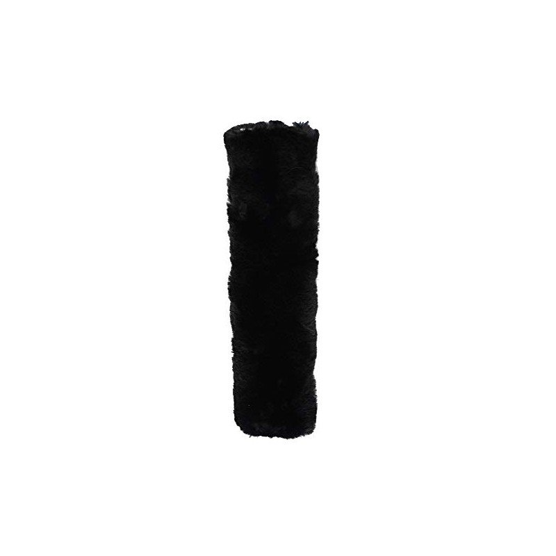 Rhinegold Luxe Noseband Cover - Black