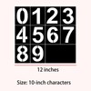 1 Set Large Number Stencils 0-9 Digital Painting Templates 10inch