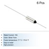 MECCANIXITY 6Pcs Metal Temperature Thermal Fuse RY167 167 °C 332.6°F