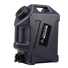 COOZMENT 5 Gallon (19L) Portable Water Containers with Spigot, BPA Free Water Jug, Blue Gray Water Tank, Multifunction Water Storage Containers for Camping Outdoor Hiking,Emergency Stroage