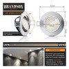 Brandson - 4x LED Ceiling Spotlight Dimmable and Swivelling -