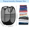 DUCOO Pop Up Hamper, 1 PCS Mesh Pop Up Laundry