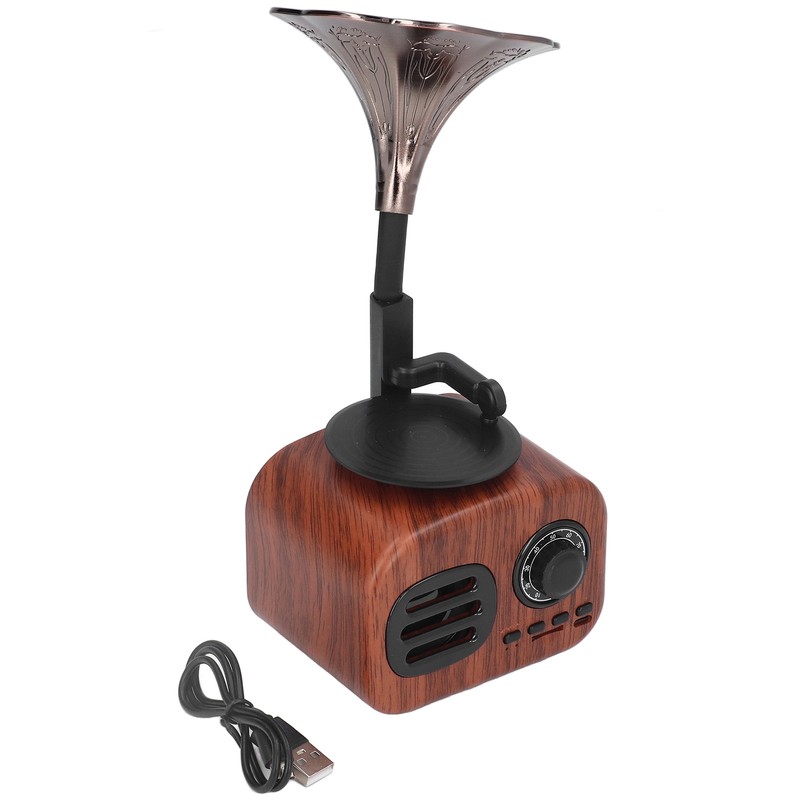 Vintage Wireless Speaker 5W USB Rechargeable Retro Bluetooth Speaker for