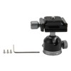 Mini Aluminum Alloy Ball Head 360° Panoramic Ball Head with