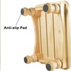 URFORESTIC Solid Wood Bed Step Stool Super Large/Bedside Steps for