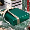 Gift Wrapping Paper Matte Metallic Green Wrapping Paper, Solid Color