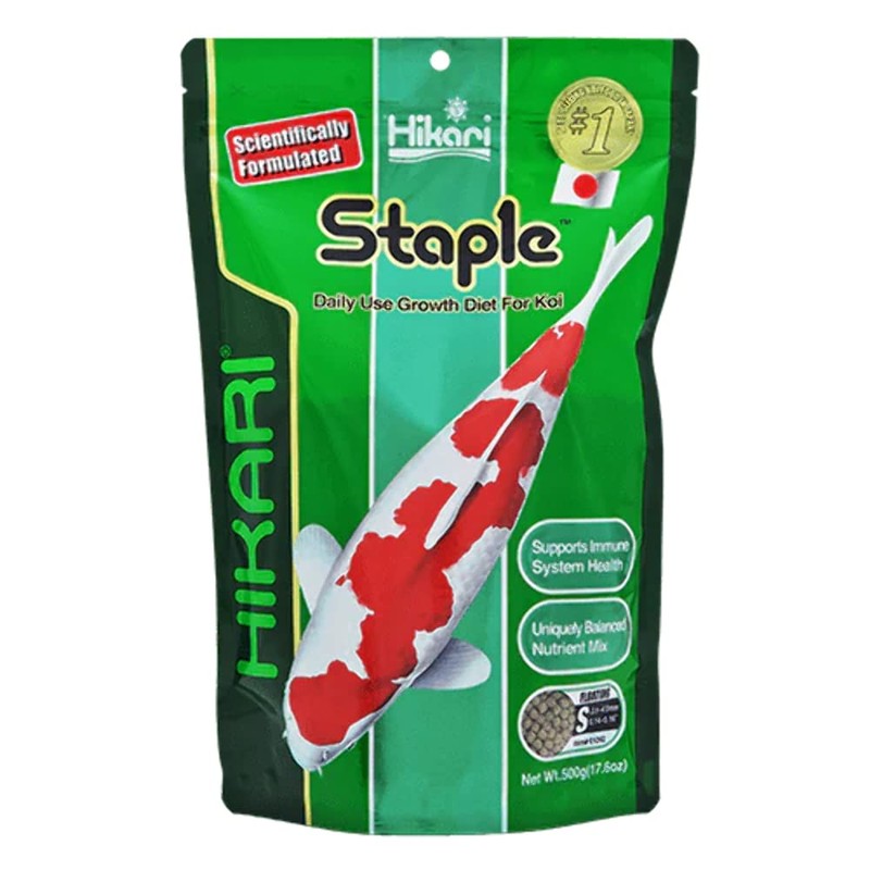 Hikari 4.4-Pound Staple Floating Pellets for Koi and Pond Fish,