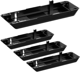 Electric Mouse Trap Refill for Home, Reusable No-Touch Electric Mouse Trap Zapper with Powerful Voltage Effectively Kills Mice in Living Rooms, Kitchens, Garages, and More, 4 Pack, Black