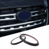 car-attention Matte Black Front/Rear Emblem Badge Logo cover trim For