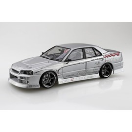 Aoshima Bunka Kyozai 1/24 The Tuned Car Series No.20 Nissan URAS 2002 D1Spec Replica ER34 Skyline '01 Plastic Model (Automotive)