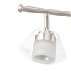 GLOBE Electric 59865 Spence 6-Light Foldable Track Lighting, Brushed Nickel,