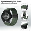 SUGARJAR Stretch Braided Nylon Bands for Casio GA2100 GA100 GA110