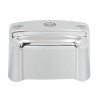 HDBUBALUS Chrome Rear Brake Master Cylinder Cover For Harley Electra