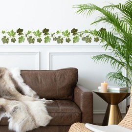AIBAOBAO Wall Sticker Wall Picture: 16 x 60 cm Wall Sticker Hanging Vine Wall Sticker Plants Grasses Leaves Green Vine I Living Room Bedroom Kitchen Bathroom Hallway Furniture Sticker Sofa Background