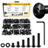 Mywish 240 Pieces M6 Screw Nuts and Bolts Assortment Kit,