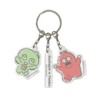 Marimo Craft GMM-007 Gachapin Mook, 3 Row Acrylic Key Holder,