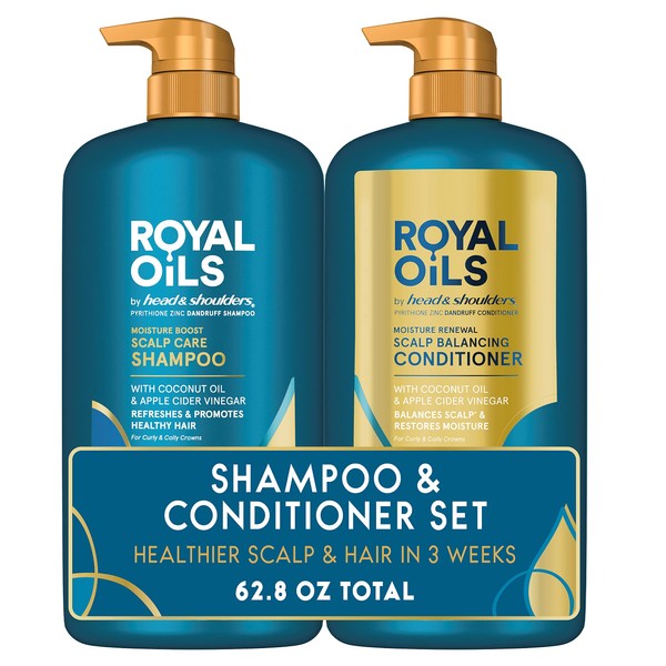 Head & Shoulders Royal Oils Dandruff Shampoo and Conditioner Set,