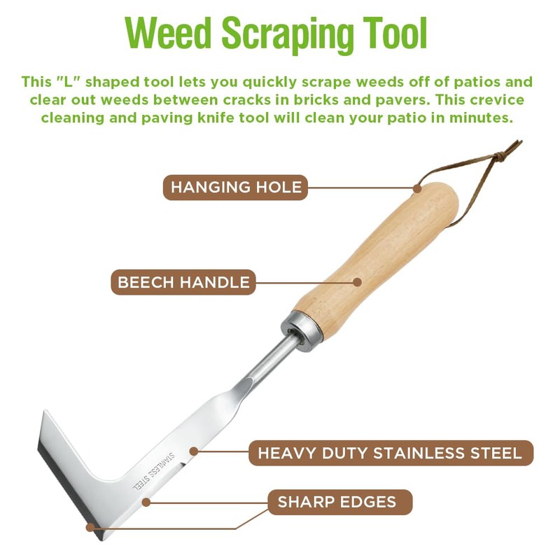 FIAMER Garden Tools Set Joint Scraper Garden Set for Garden