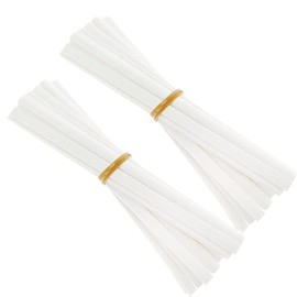JOUNJIP PolyPlaz Plastic Welding Rods for TPO TEO & PP Bumper Kayak Repairs, Flat Ribbon (40pack, PolyPlaz-White)