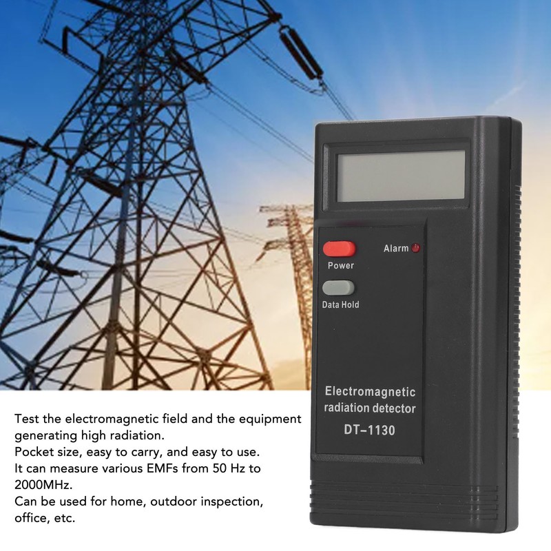 EMF Meter Electromagnetic Field Detector Handheld Tester Digital EMF Detector