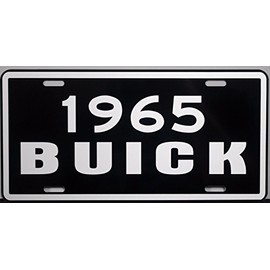 1965 65 Buick Metal License Plate TAG 6 X 12 GM Electra 225 Custom Lesabre Riviera Gran Sport Wildcat Skylark Sport Wagon HOT Rod CAR Classic Custom Man CAVE Garage Shop Wall Art Novelty Gift Sign