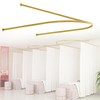 zyiesrsq Curtain for Beauty Salon, Beauty Salon Privacy Partition Curtain,