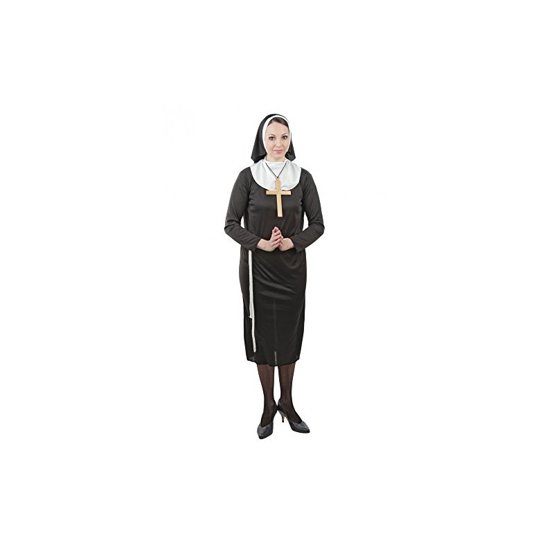 Nun Costume for Women Size S – 4XL