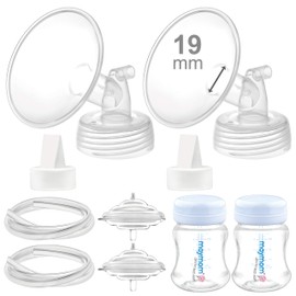 Maymom Pump Parts Spectra S2 Spectra S1, Small Flange Valve Tube Bottle Backflow Protector, Not Original Spectra S2 Accessories Spectra Duckbill Valve Spectra Bottle Spectra (19mm Flange)