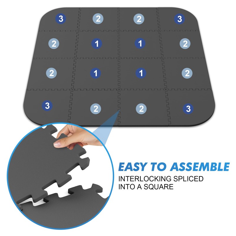 AFFLUENT 85IN 1/4" 6MM Thickness Inflatable Hot Tub Mat for