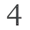 Aged Bronze 4" House Address Number (4)