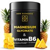 Magnesium Glycinate Gummies 500mg with Vitamin B6 100mg for Adults