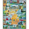 White Mountain Puzzles Best of Michigan - 1000 Piece Jigsaw