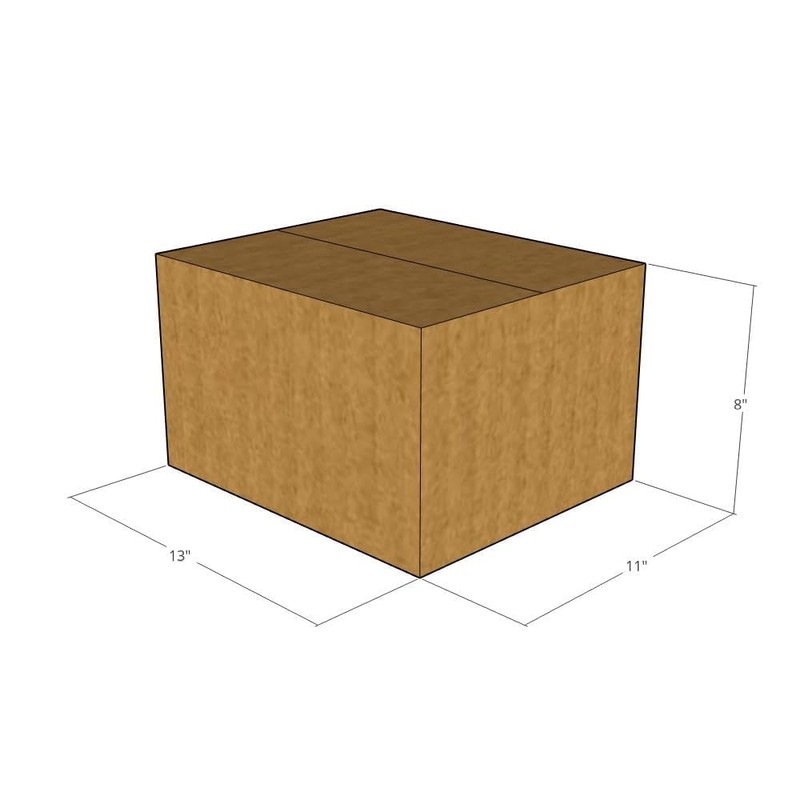 E1 Packaging 13" x 11" x 8" Corrugated Boxes 32