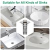 ​Bathroom Sink Drain Strainer,Universal Pop-Up Sink Stopper Hair Catcher, Anti-Clog